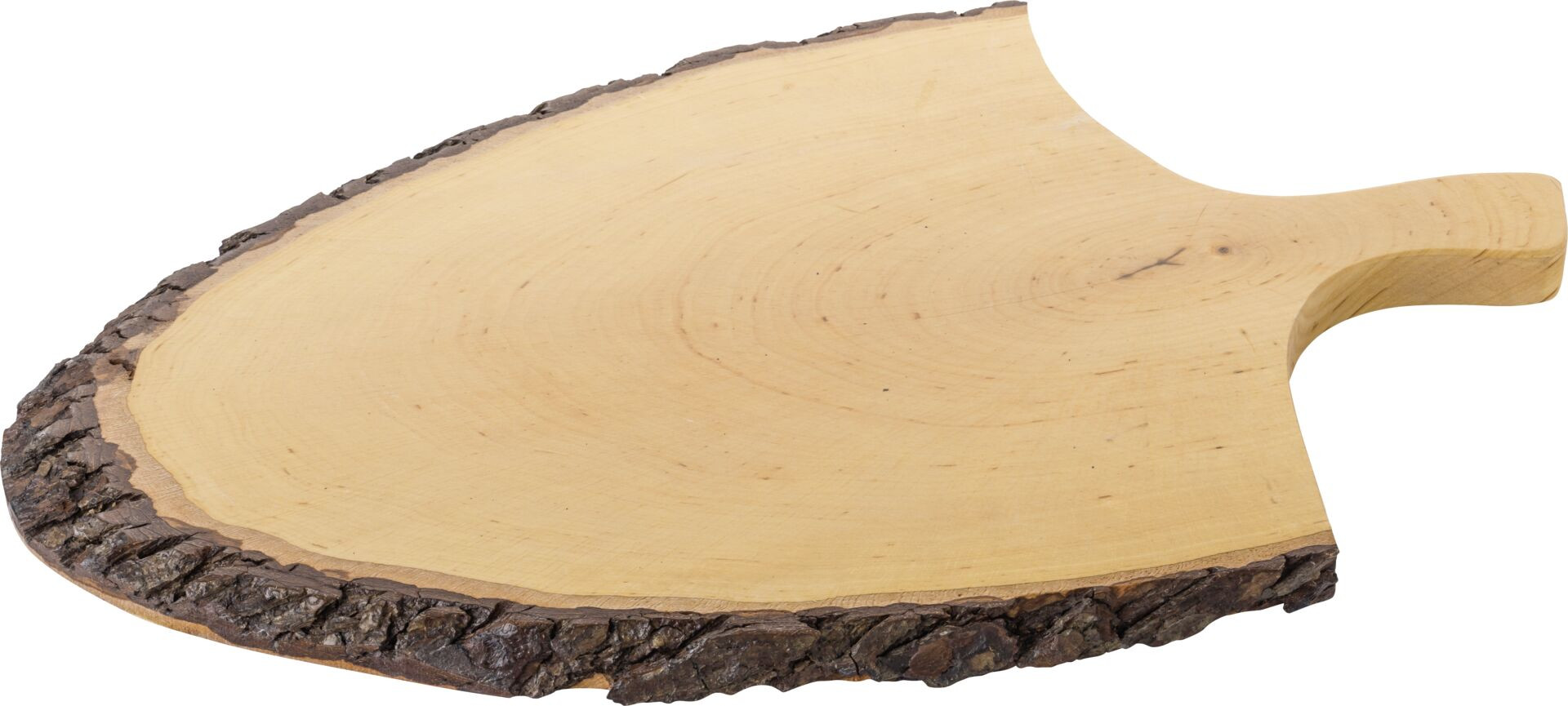 Rindenholzbrett mit Griff 50 x 25 cm